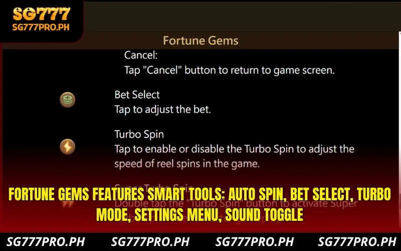 fortune-gems-features-smart-tools-auto-spin-bet-select-turbo-mode-settings-menu-sound-toggle