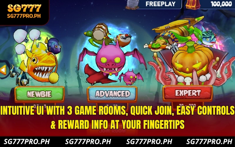 intuitive-ui-with-3-game-rooms-quick-join-easy-controls-reward-info-at-your-fingertips